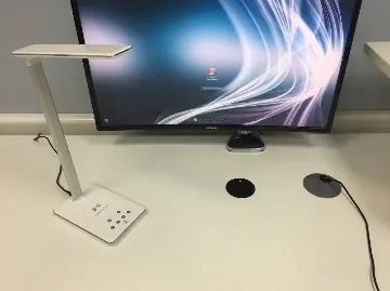 Встраиваемая беспроводная зарядка Qi Планета Меркурий 2, вид издалека