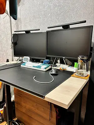 Стол Ergostol Optima 2.0
Столешница прямоугольная 120*80 см, Акация лэйкленд светлая H1277, ЛДСП 25 мм / Optima 2.0 (AR20Z), Рама регулируемая Optima 2.0 (AR20Z), Черный